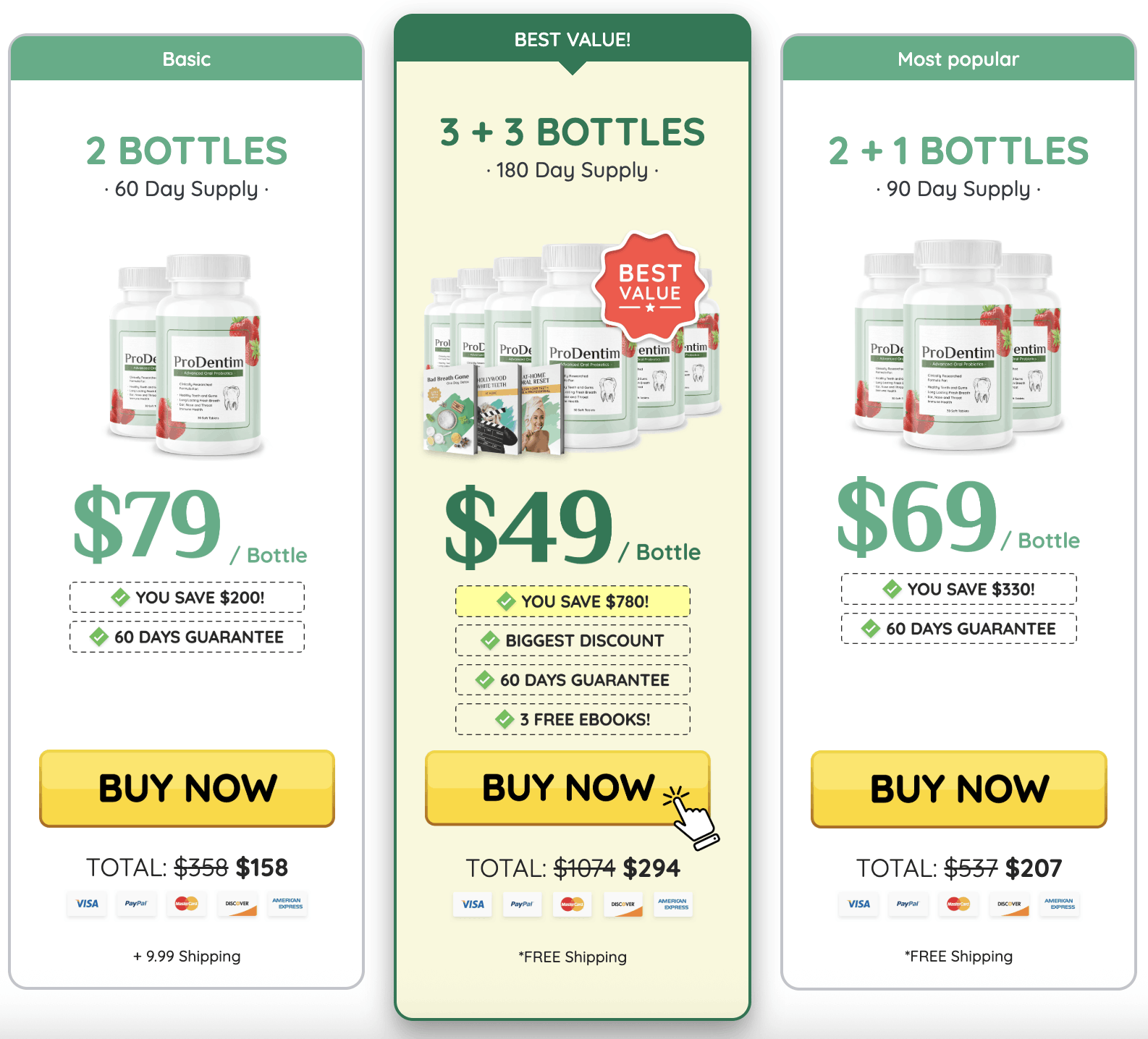 ProDentim-pricing